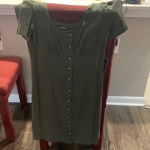 Brand new button down, above the knee dress.